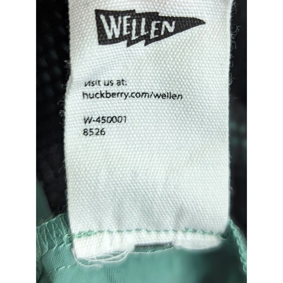 Wellen Wind Shell Rain Jacket Men's Size Large Deep Sea Green Huckberry Coat - Picture 6 of 10